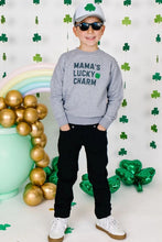 Load image into Gallery viewer, kids mama`s lucky charm sweatshirt
