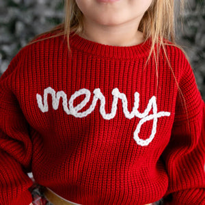 kids merry sweater