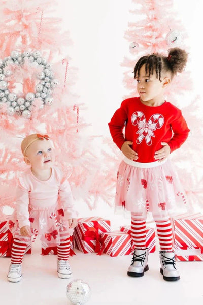 girls candy cane tutu
