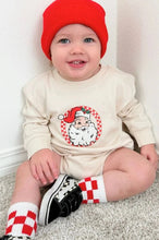 Load image into Gallery viewer, baby retro santa onesie
