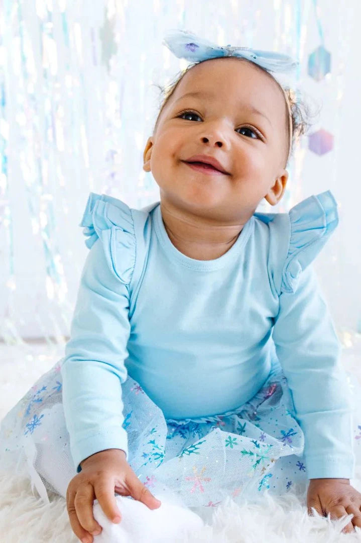 snow princess tutu bodysuit