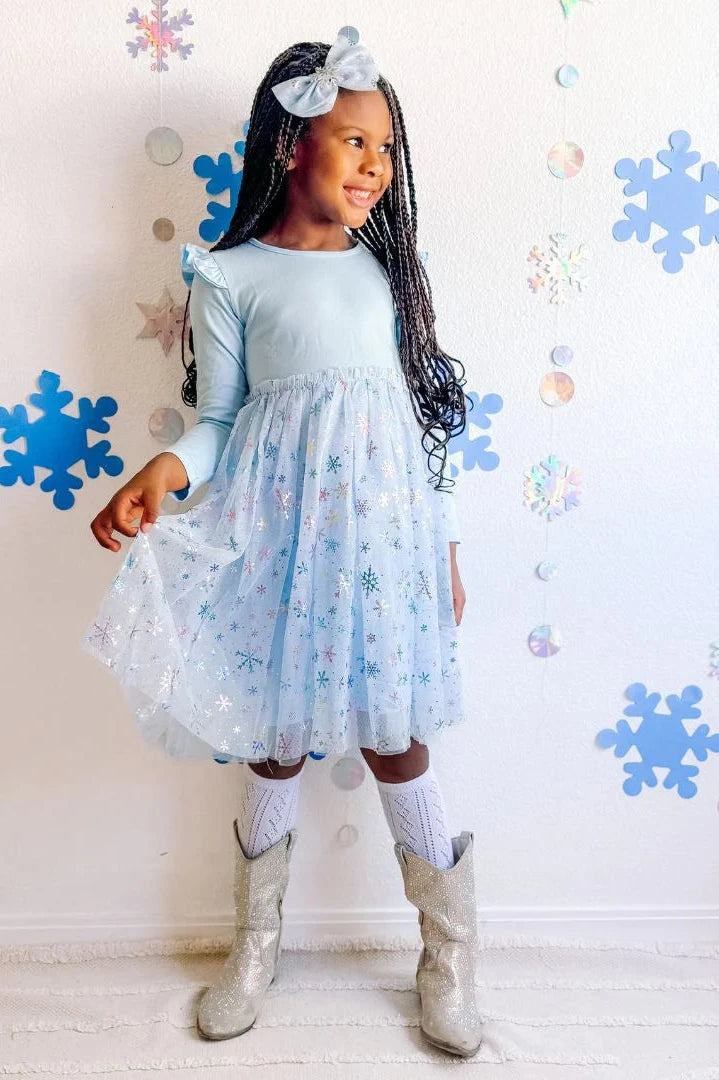 snow princess tutu dress
