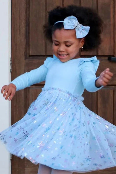girls snow princess headband