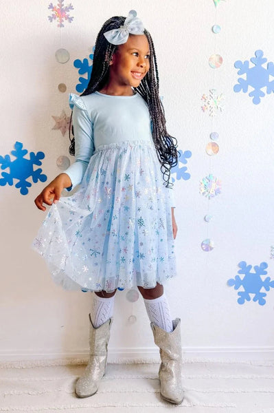 snow princess tutu dress
