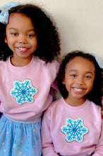 Load image into Gallery viewer, snow princess bow clip
