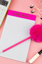 Load image into Gallery viewer, notepad - girl math

