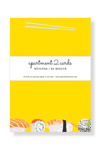 notepad sushi
