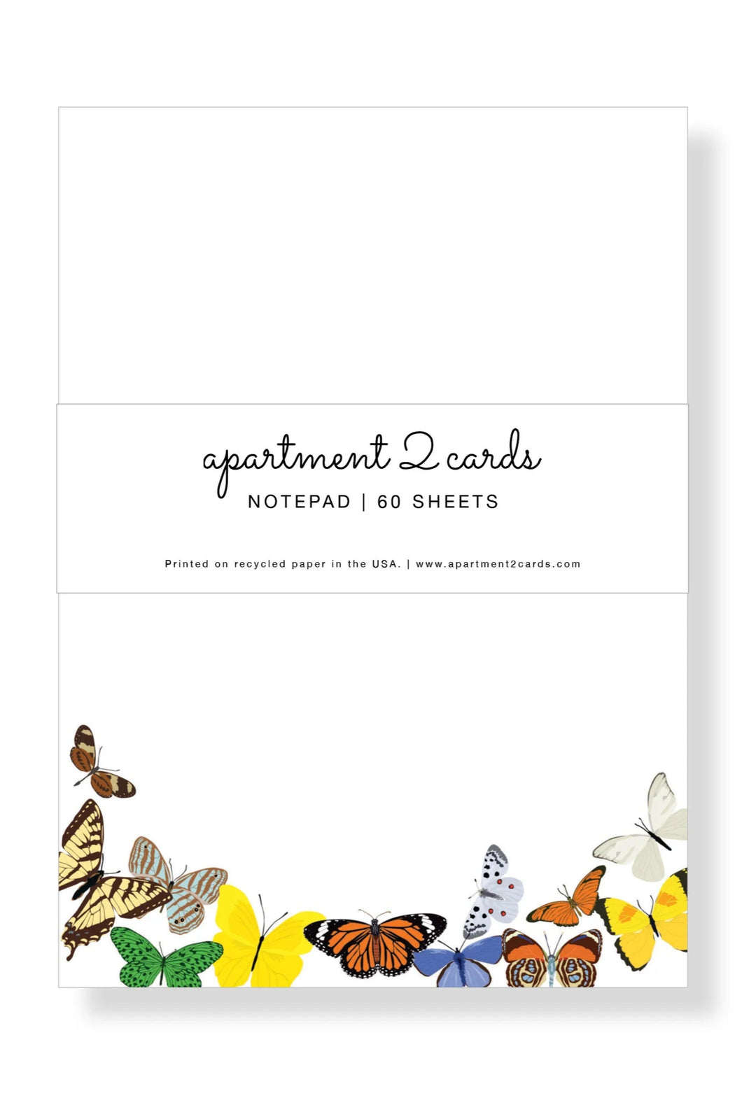notepad butterflies