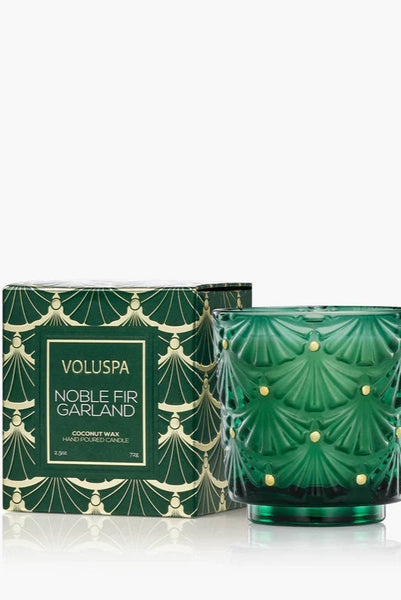 2.5oz glass candle - noble fir