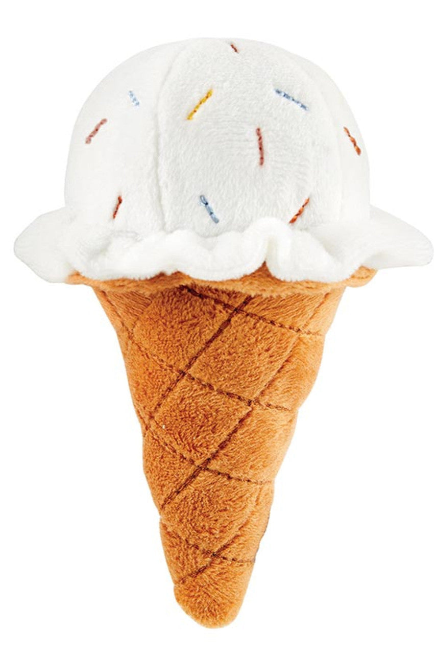 baby plush rattle ice cream