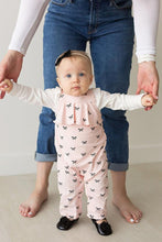 Load image into Gallery viewer, baby bows ruffle jumpsuit
