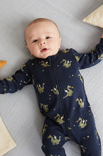 Load image into Gallery viewer, baby dragon print footie
