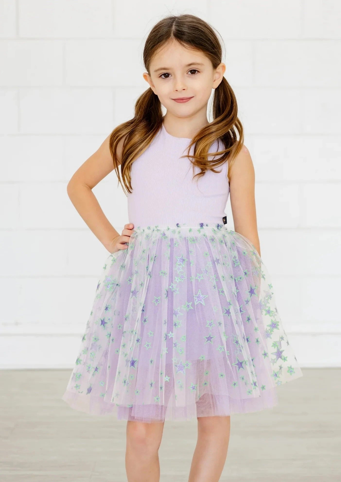 strapless open back dress girls sparkle stars tutu dress – Ginger N' Cream™