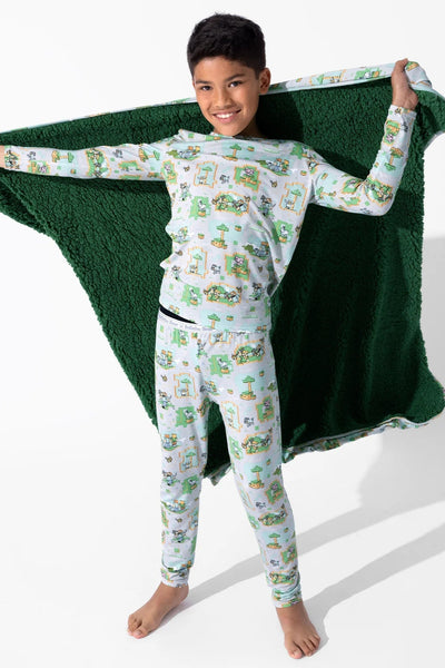 kids minecraft pj set