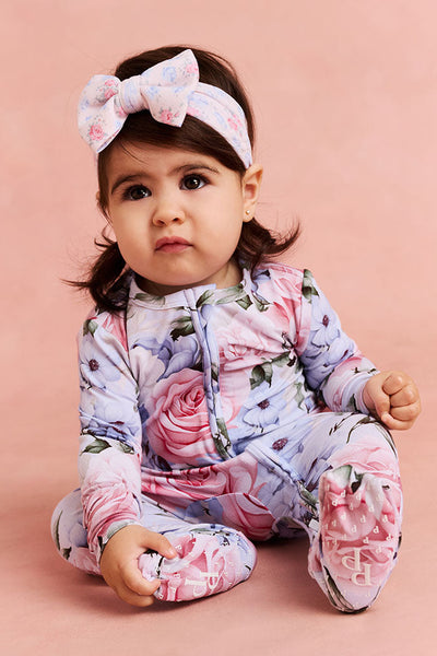 baby convertible one piece marion flowers