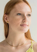 Load image into Gallery viewer, gold filled micro herringbone necklace
