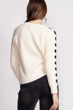 Load image into Gallery viewer, hearts sleeve sweater
