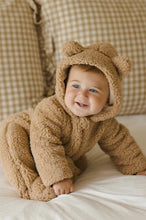 Load image into Gallery viewer, baby bear hoody jumpsuit
