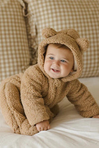 baby bear hoody jumpsuit