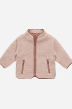 Load image into Gallery viewer, kids shearling zip jacket
