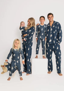 kids penguin pj set