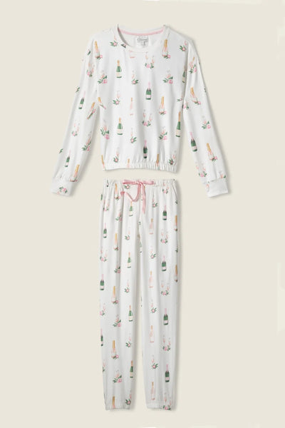 champagne pj set