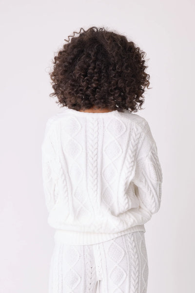 cozy cable crew sweater