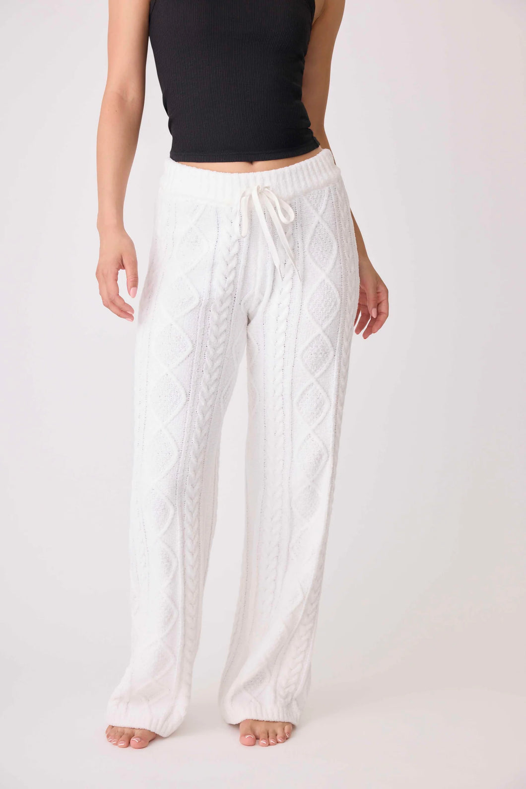 cozy cable crew pant