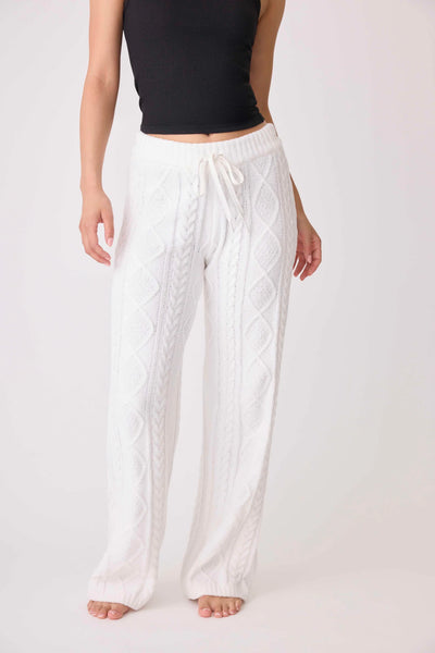 cozy cable crew pant