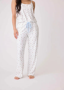 rose stripe lounge pant