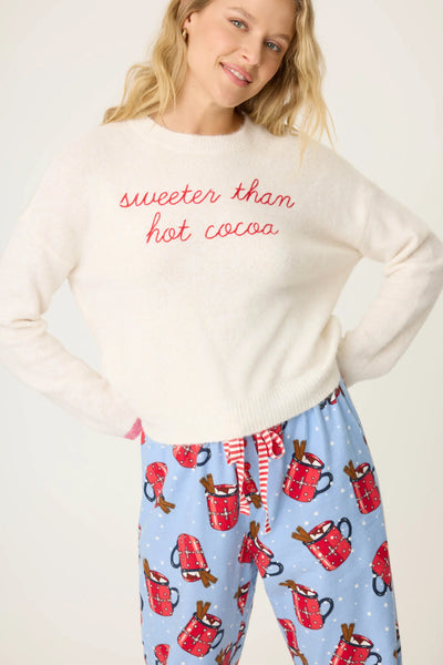 sweeter than hot cocoa sweater