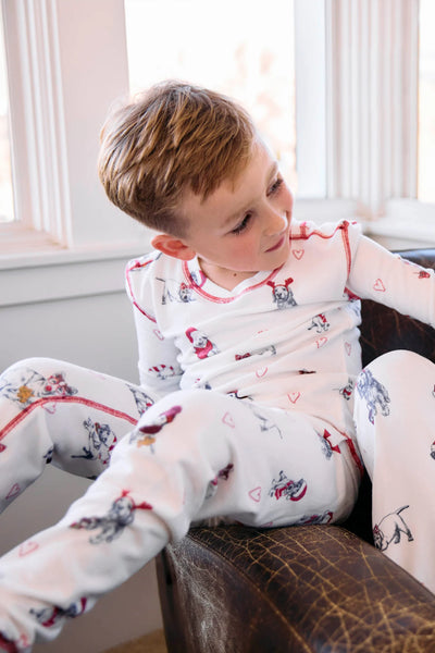 todder pj set candycane dogs