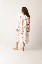 Load image into Gallery viewer, hearts plush robe
