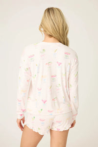 bow cocktails long sleeve top