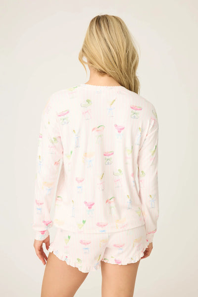 bow cocktails long sleeve top
