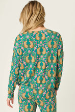 Load image into Gallery viewer, cheetah long sleeve lounge top
