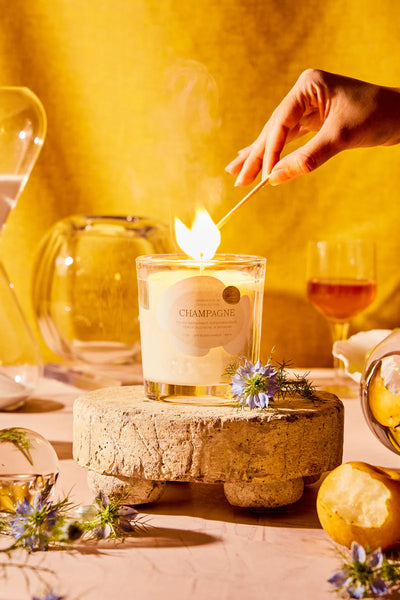 6oz candle champagne