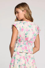 Load image into Gallery viewer, floral cinched blouse
