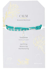 Load image into Gallery viewer, teardrop wrap bracelet turq

