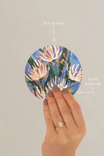 coaster pretty petals