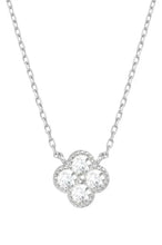 Load image into Gallery viewer, cz flower necklace
