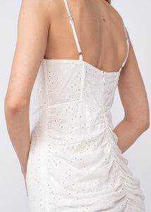 corset bodice eyelet dress