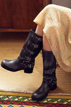 Load image into Gallery viewer, buckle knee boot
