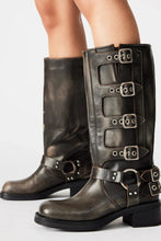 Load image into Gallery viewer, buckle knee boot
