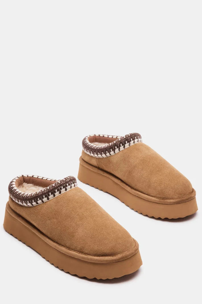 suede lined slipper