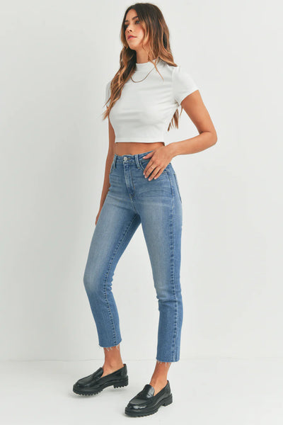 slim straight jean