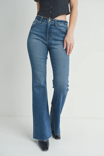 midrise boot cut jean
