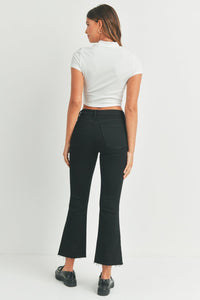 crop flare jean