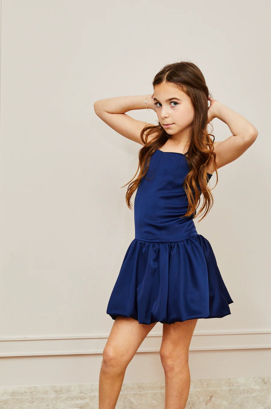 girls satin ballet dress