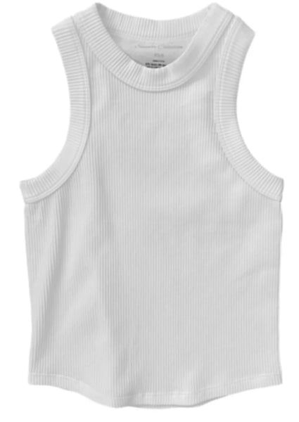 girls seamless rib tank